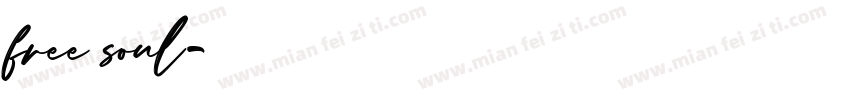 free soul字体转换
